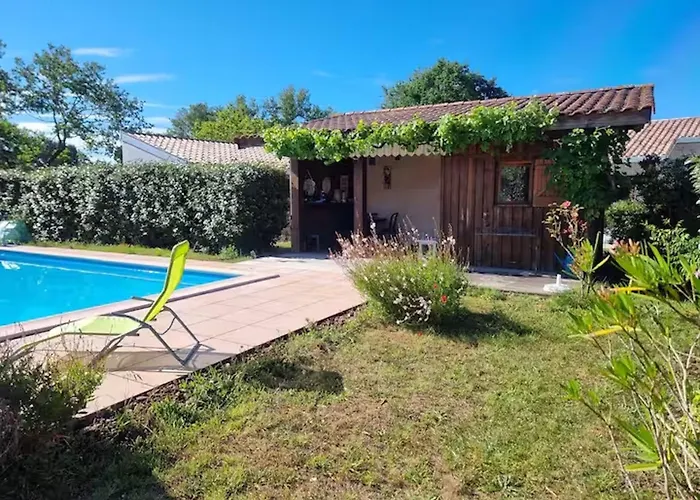 Vakantiehuis Landaise Lou Pao, 2 Maisons, Piscine, De